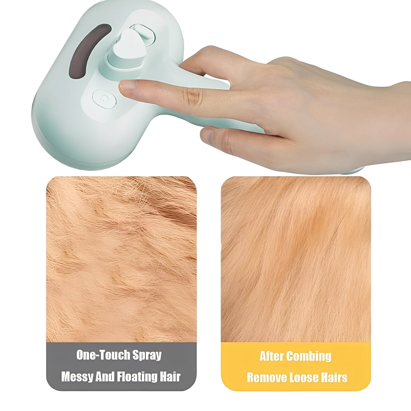 Cepillo a Vapor para mascotas 3 en 1 - Carpo Store